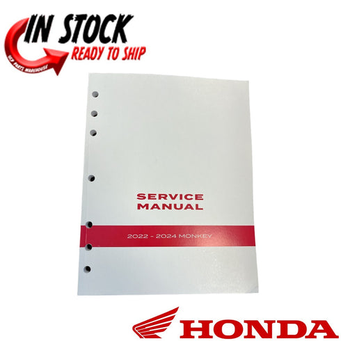 HONDA SERVICE MANUAL BOOK  2022-2024 MONKEY 125A GENUINE OEM NEW AUTHENTIC